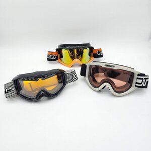Ski/Snowboarding Goggles - Bolle, Quicksilver, Scott - 3 Pairs, Unisex